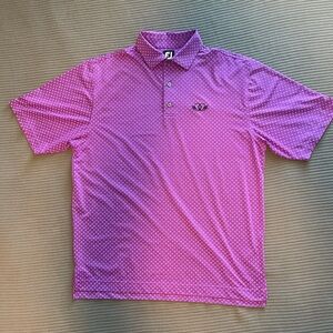 Men’s FootJoy Geo print Golf Polo, Cherry Creek Country Club Logo